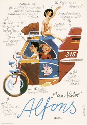 Film poster for "Mein Vater Alfons"