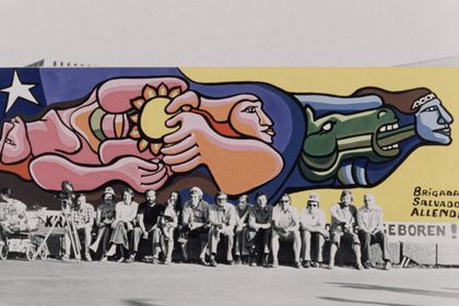 Filmstill zu "Brigada - Ein Beitrag zur Solidarität anläßlich der 16. Arbeiterfestspiele 1976 in Dresden"